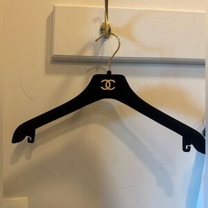Chanel Black Velvet Dress Hanger!